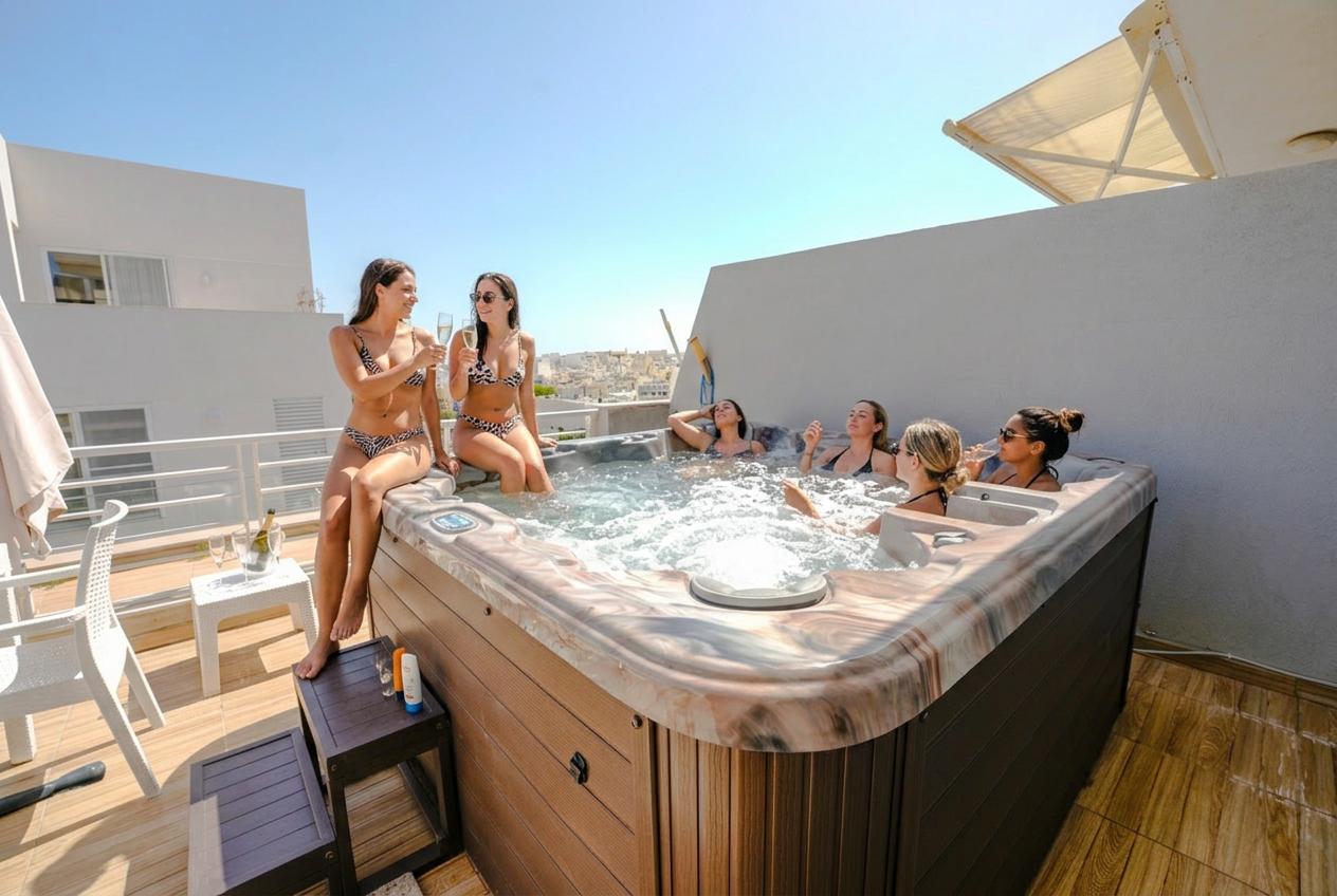 St. Julians Jacuzzi Terrace
